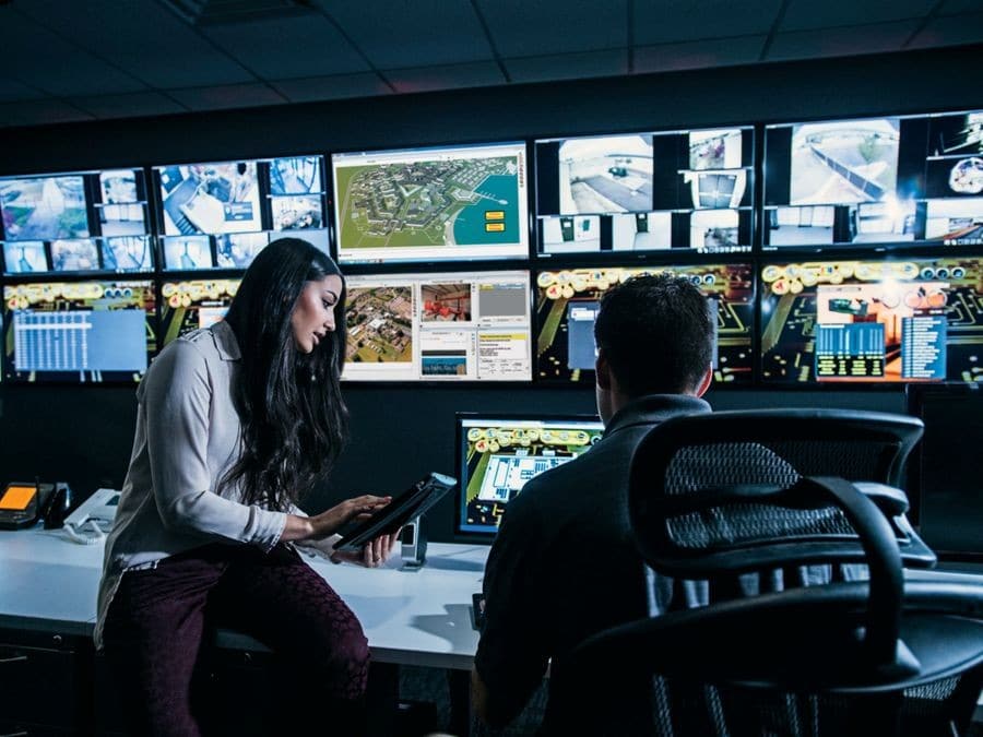 monitoring room