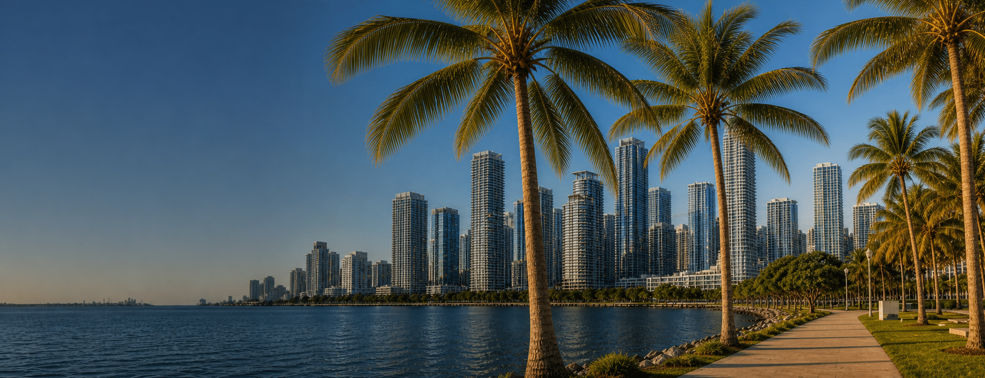 Florida Palm Skyline